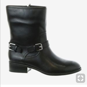 Lauren Ralph Lauren Mesi Riding Moto Boots Leather
